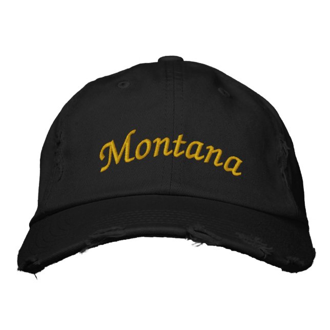 Boné Bordado Chapéu Bordado de Montana (Frente)