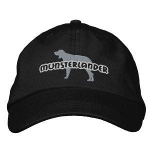 Boné Bordado Chapéu bordado de Silhouette Munsterlander
