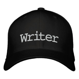 Boné Bordado Chapéu bordado pelo escritor