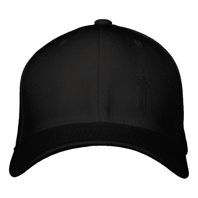 Boné Bordado Chapéu da engrenagem de Paul--Preto (Frente)