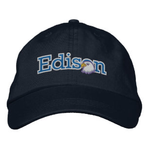 Boné Bordado Chapéu do Logotipo Edison Masthead bordado