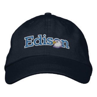 Boné Bordado Chapéu do Logotipo Edison Masthead bordado