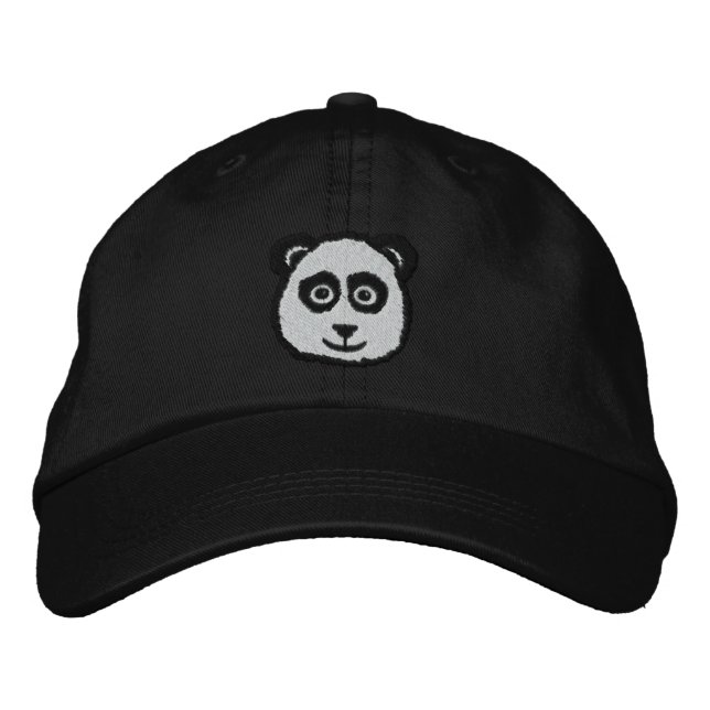 Boné Bordado Chapéus Bordados Panda (Frente)