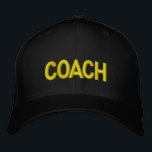 Boné Bordado COACH Hat - Cartas militares<br><div class="desc">Preto com letras Douradas ou escolha a sua.</div>
