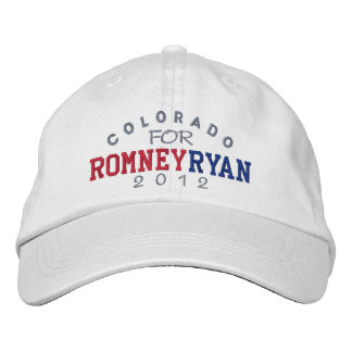 Boné Bordado Colorado Mitt Romney Paul Ryan 2012