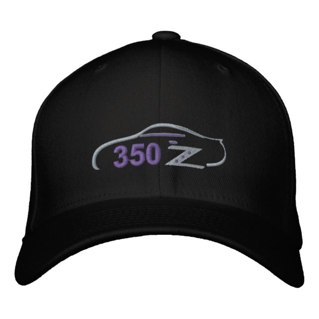 Boné Bordado com Contorno do Carro 350Z (Frente)