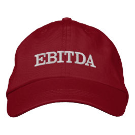 Boné Bordado com Definição Divertida de EBITDA par