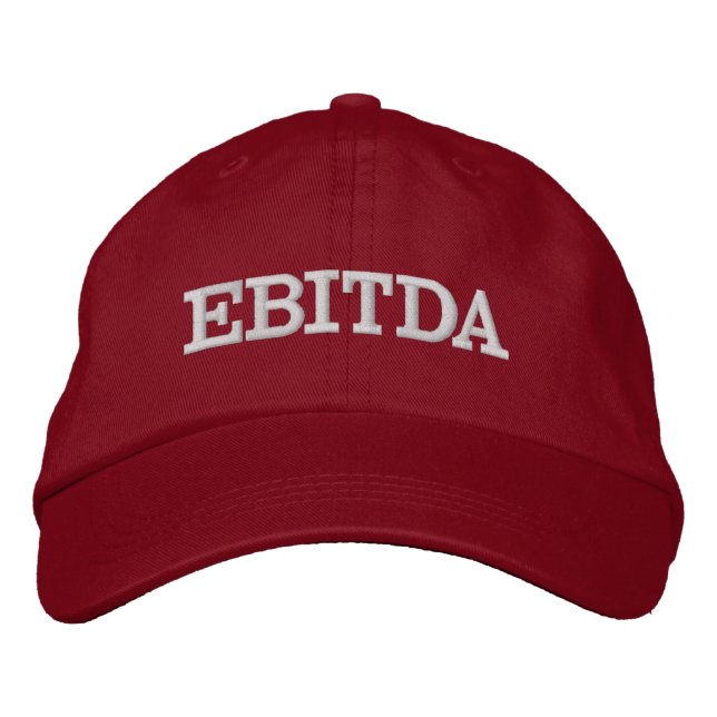 Boné Bordado com Definição Divertida de EBITDA par (Frente)