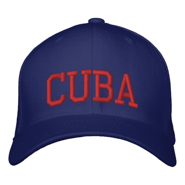 Boné Bordado Cuba (Frente)