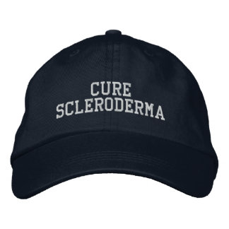 Boné Bordado "Cure Scleroderma" - Chapéu bordado