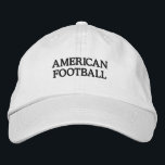 Boné Bordado de futebol americano<br><div class="desc">Bordado de futebol americano</div>