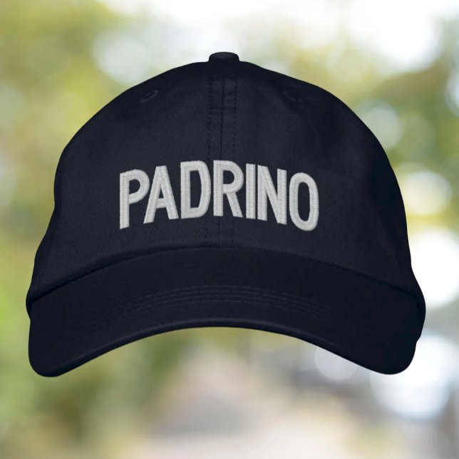 Boné bordado de Padrino (padrinho) (Criador carregado)