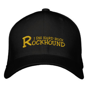 Boné bordado de Rockhound "I Dig Duro Rock"