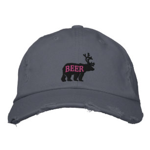 Boné Bordado Declaração bordada de cervejeira ou cervejeira emb
