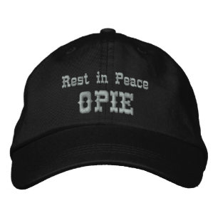Boné Bordado Descanse na Peace Opie