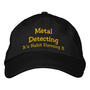 Boné Bordado Detecção de metal, é formação de hábitos!!!