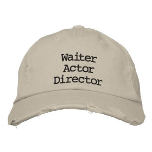Boné Bordado Diretor do Ator do Waiter La Land Hat