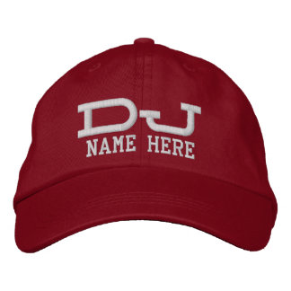 Boné Bordado DJ personalizado