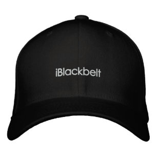 Boné bordado do iBlackbelt das Artes Marciais