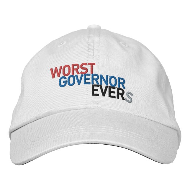 Boné bordado dos piores Governadores (Frente)