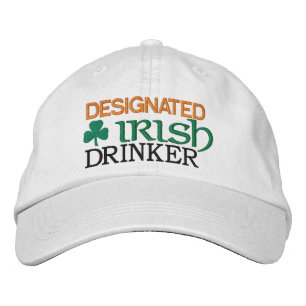 Boné Bordado Drinker Irlandês Designado