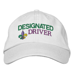 Boné Bordado Driver Designado - Mardi Gras