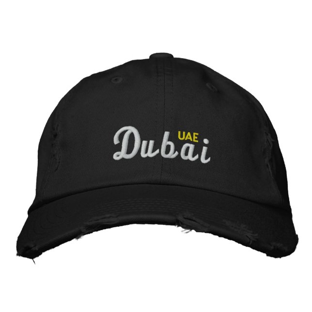 Boné Bordado Dubai Emirados Árabes Unidos (Frente)