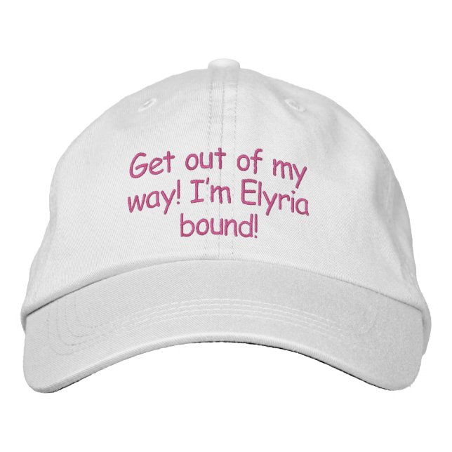 Boné Bordado Elyria Bound Hat Ajustável (Frente)