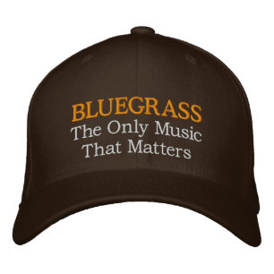 Boné Bordado Engraçado Bordado Bluegrass Hat