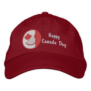 Boné Bordado Equipe feliz canadense da cara Eh