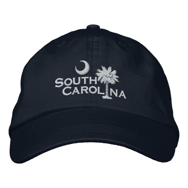 Boné Bordado Estado da Carolina do Sul - Design (Frente)