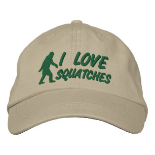 Boné Bordado Eu adoro Squatches