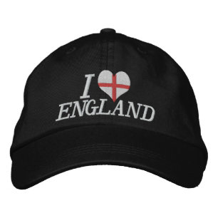 Boné Bordado Eu amo Inglaterra