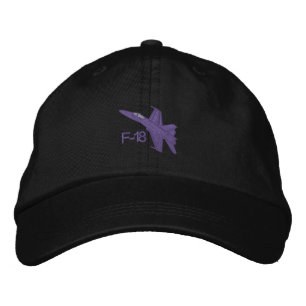 Boné Bordado F-18 Chapéu bordado com corneta