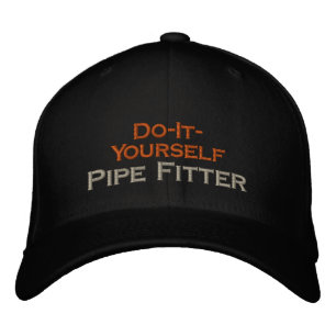 Boné Bordado Faça-Você-Mesmo Pipe Fitter