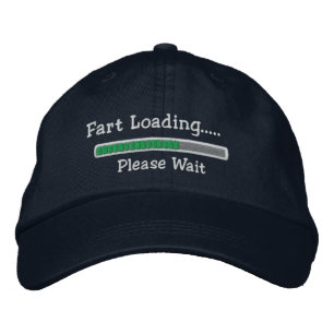 Boné Bordado Fart carregando por favor esperam