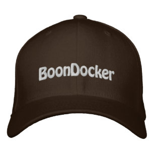 Boné Bordado FlexFit Brown "BoonDocker" Sledders.com Hat