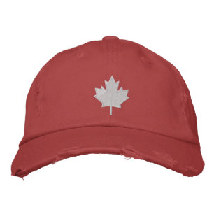 Boné Bordado Folha do Canadá