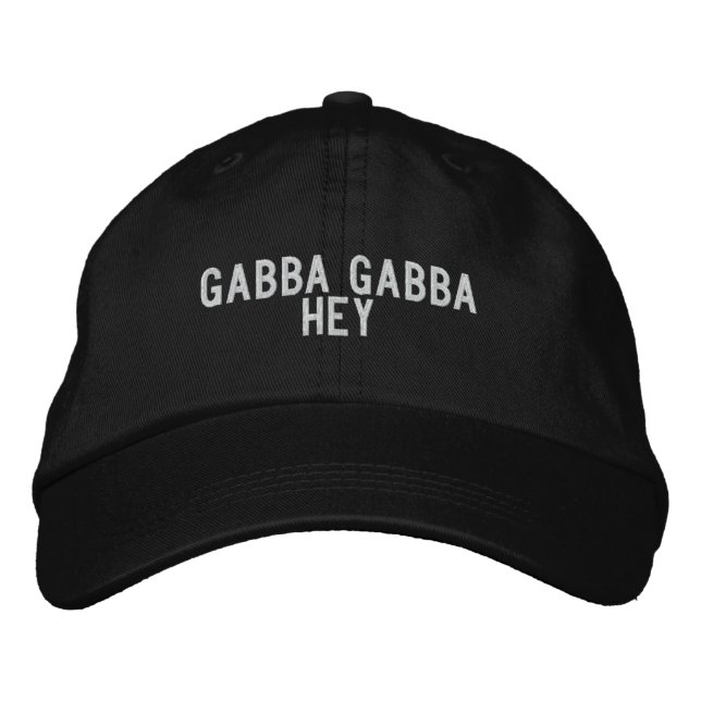 Boné Bordado gabba gabba hey (Frente)
