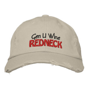 Boné Bordado Gen U Wine REDNECK