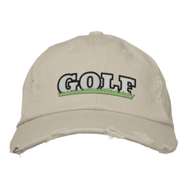 Boné Bordado GOLF Distressed (Frente)