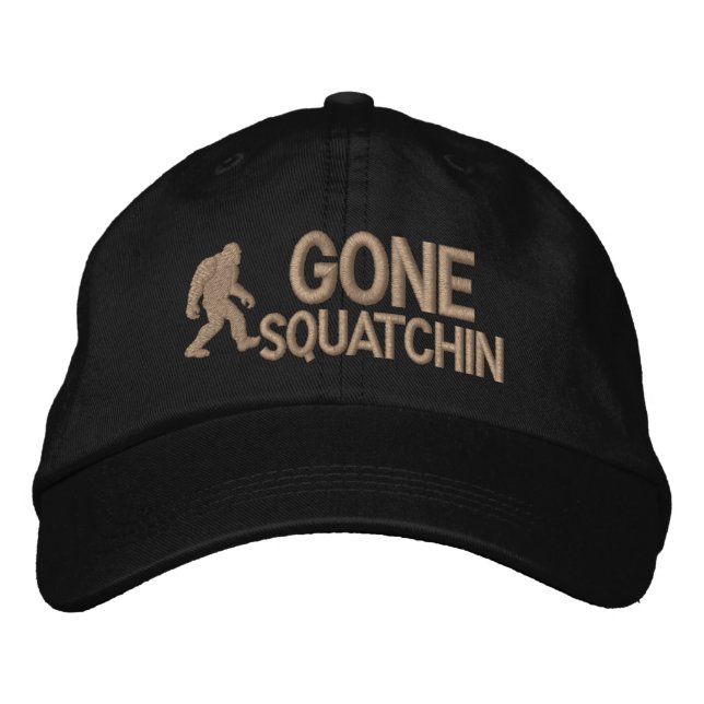 Boné Bordado Gone Squatchin (Frente)