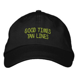 Boné Bordado Good Times Tan Lines