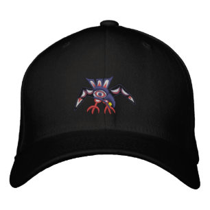 Boné Bordado Haida Raven Fuga