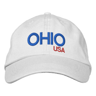 Boné Bordado Hat ajustável personalizado do Ohio