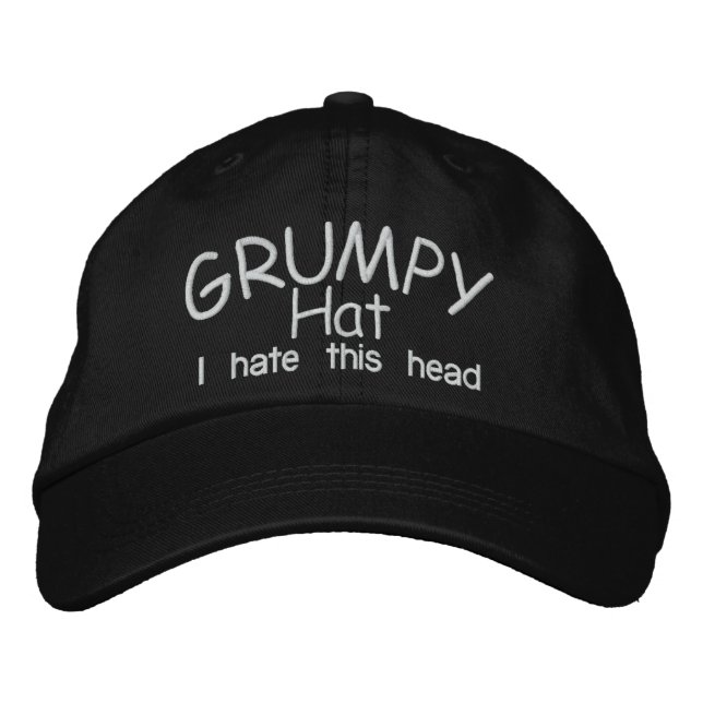 Boné Bordado HAT Grumpy (Frente)