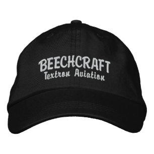 Boné Bordado Hat personalizado do beechcraft