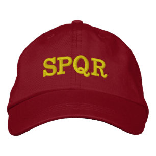 BONÉ BORDADO HAT "SPQR"