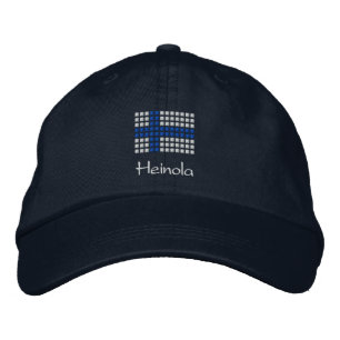 Boné Bordado Heinola hattu - Bandeira finlandesa Hat