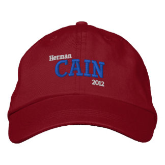 Boné Bordado Herman Cain 2012
